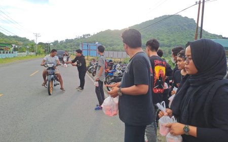 Komunitas Motor BIB Berbagi Kebaikan  di Bulan Ramadhan