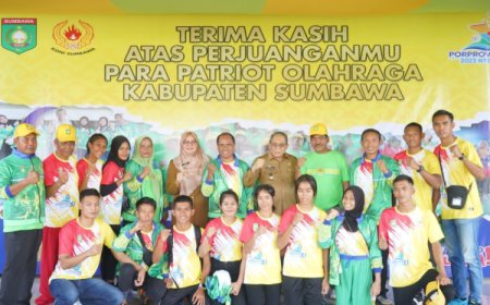 Bupati Sumbawa Terima Kepulangan Atlit yang Berlaga di Porprov NTB XI, Berikan Apresiasi