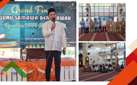 Hadir di Acara Grand Final  Guru Samawa Bertilawah Ketua DPRD; Ajang Pembentukan Karakter Religius