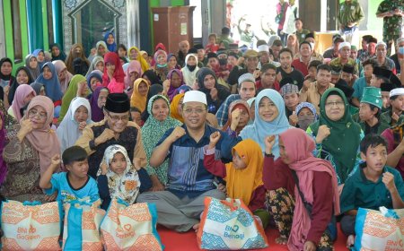 Safari Ramadhan di Lombok Utara, Kedatangan Gubernur NTB  Disambut Meriah