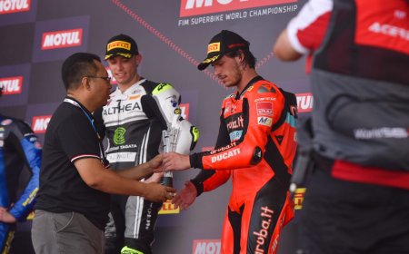 Gubernur NTB Serahkan Trofi, Federico Caricasulo Juara WSSP Mandalika 2023