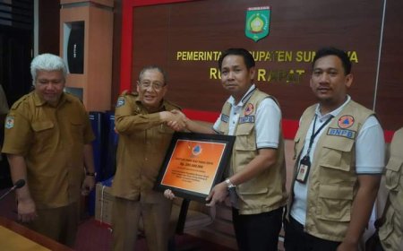 Pemerintah Kabupaten Sumbawa Menerima Bantuan bagi Korban Terdampak Banjir dari BNPB RI