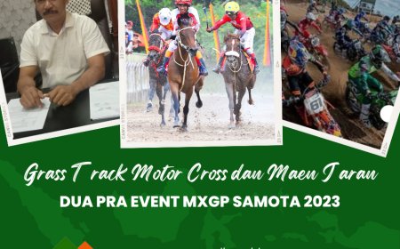 Grass Track Motor Cross dan Maen Jaran, Dua Pra Event MXGP Samota 2023