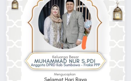 Muhammad Nur SPd I Mengucapkan Selamat Hari Raya Iedul Fitri 1444 H