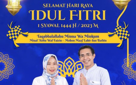 Boris Syaifullah dan Keluarga Mengucapkan Selamat Hari Raya Iedul Fitri 1444 H
