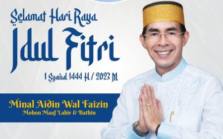 Boris Syaifullah Mengucapkan Selamat Hari Raya Iedul Fitri 1 Syawal 1444 H