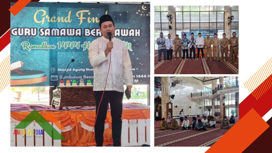 Hadir di Acara Grand Final  Guru Samawa Bertilawah Ketua DPRD; Ajang Pembentukan Karakter Religius