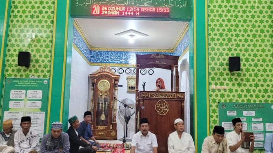 Safari Ramadhan di Desa Mokong,Wabup Hj Novy ajak Lestarikan Hutan