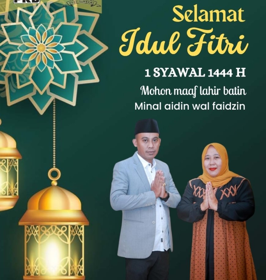 Sukiman K.SPdI dan Keluarga mengucapkan Selamat Hari Raya Iedul Fitri 1 Syawal 1444 H