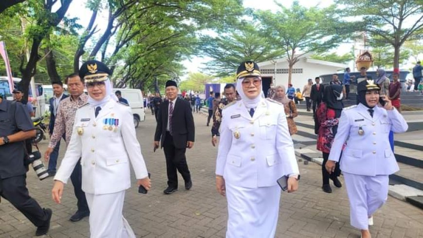 Hadir dipuncak Peringatan Hari Otonomi Daerah XXVII,  Wabup  Ajak  Tingkatkan Pelayanan Publik