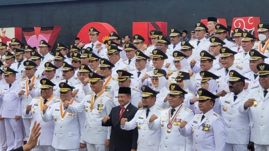Hadir dipuncak Peringatan Hari Otonomi Daerah XXVII,  Wabup  Ajak  Tingkatkan Pelayanan Publik