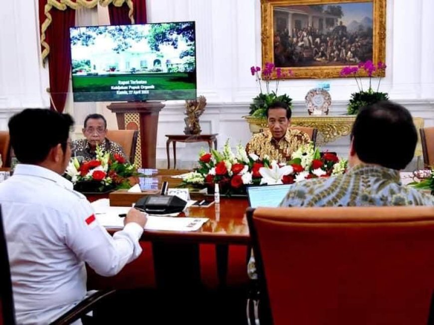 Dorong Penggunaan Pupuk Organik, Presiden Jokowi Minta Mentan Sesuaikan Aturan Pupuk Subsidi