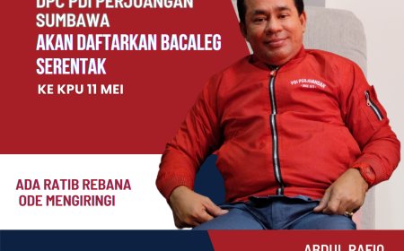DPC PDI Perjuangan Sumbawa Akan Daftarkan Bacaleg Serentak Ke KPU 11 Mei,  Ada Ratib Rebana Ode Mengiringi