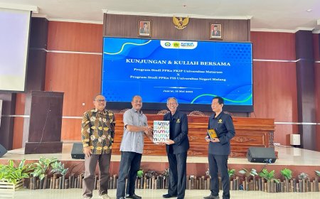 Prodi PPKn Unram Gelar Kuliah Bersama dengan Kampus Mitra di Pulau Jawa