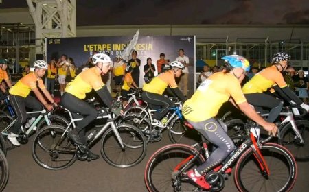 Gubernur Bang Zul Lepas L'Etape Olahraga Bersepeda di Sirkuit Mandalika