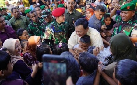 Prabowo Ke Sumbawa Resmikan 11 Titik Mata Air, Warga Senang.