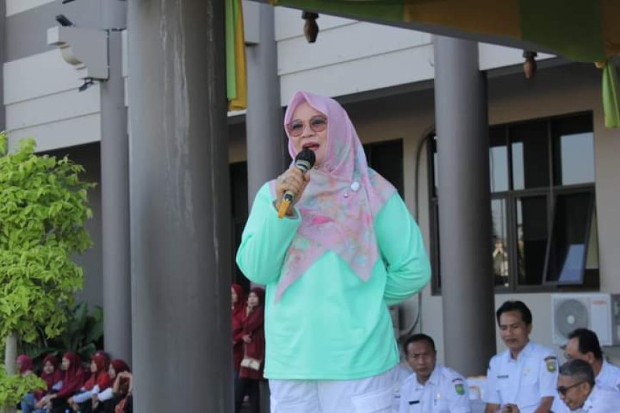Diikuti 17.000 Peserta,  Ini Pesan Wabup di Pembukaan Senam Massal Sumbawa Gemilang