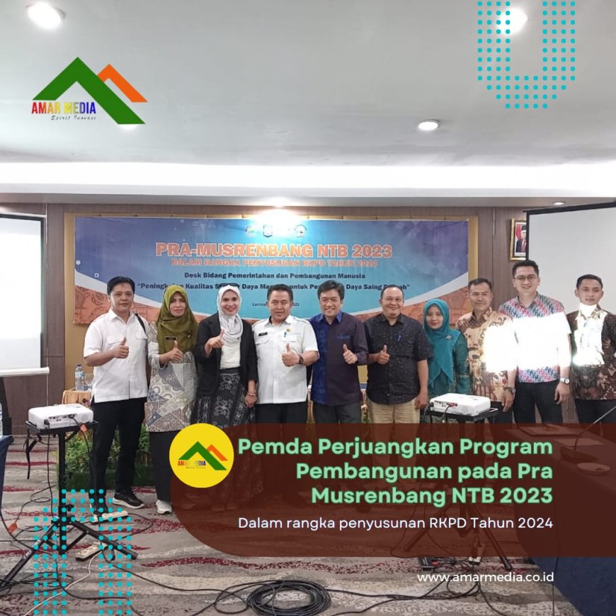 Pemda Perjuangkan Program Pembangunan pada Pra Musrenbang NTB 2023