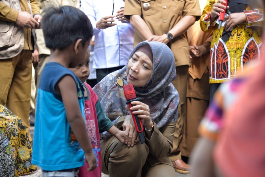 Kunjungi Posyandu Mawar Sejati Kekalik, Wagub Umi Rohmi : Ikhtiar Pemprov NTB Turunkan Angka Stunting