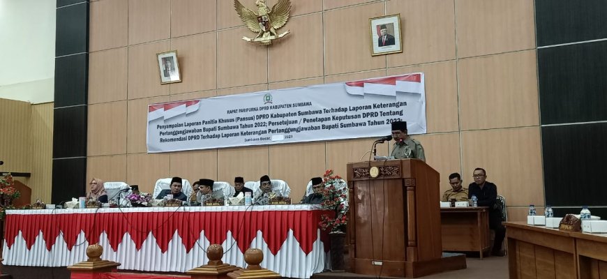 LKPJ Bupati Sumbawa, Pansus DPRD Kabupaten Sumbawa Berikan masukan Penting
