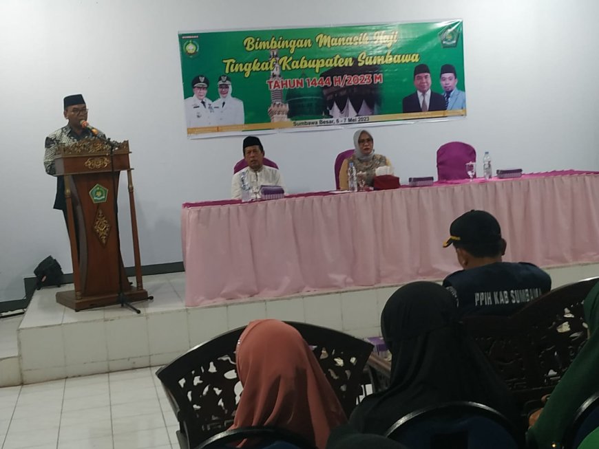 290 CJH  Kabupaten Sumbawa Ikuti Bimbingan Manasik Haji Tahun 2023