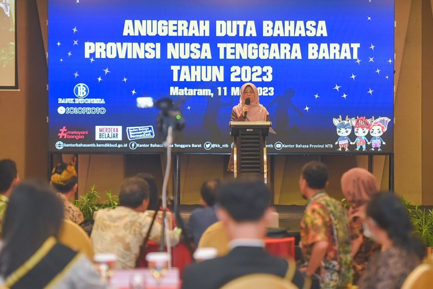 Hadiri Pemilihan Duta Bahasa, Ini Harapan Bunda Literasi NTB