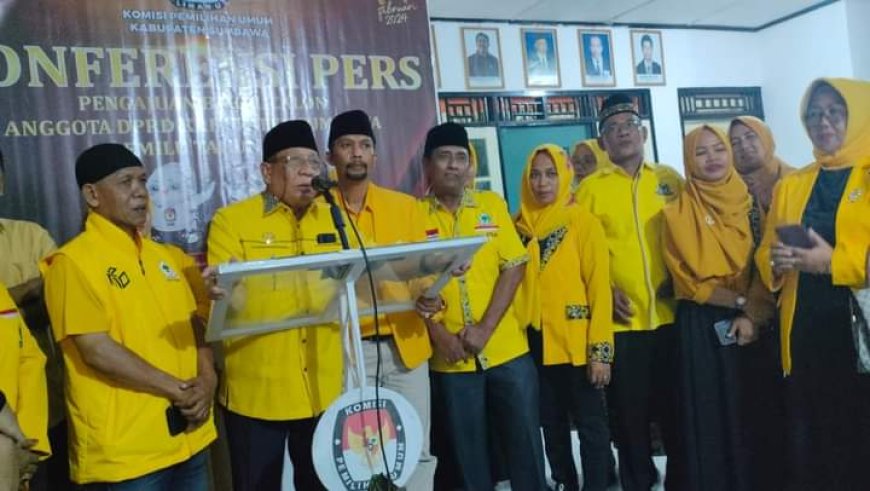 DPD Partai Golkar Sumbawa Daftarkan Bacaleg, Targetkan Menang di Semua Dapil