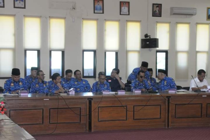 Pemda Sumbawa Ikuti Rapat Dengar Pendapat Program  Pemberantasan Korupsi dengan KPK