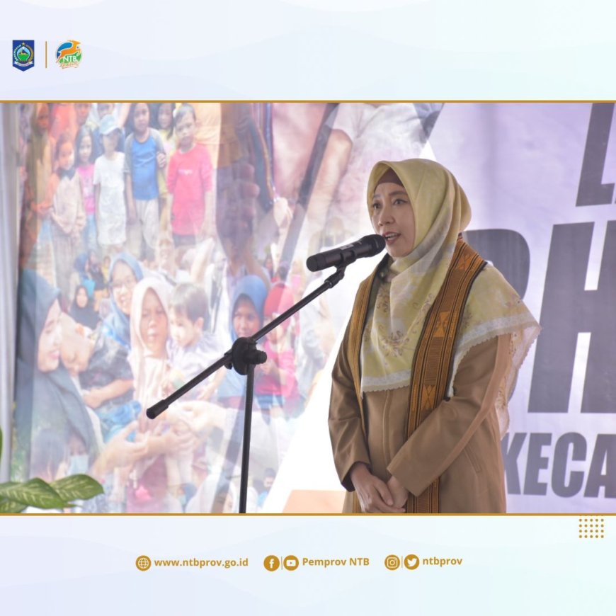 Wagub NTB Launching Gotong Royong Bhakti Stunting, Intervensi Harus Tepat Sasaran
