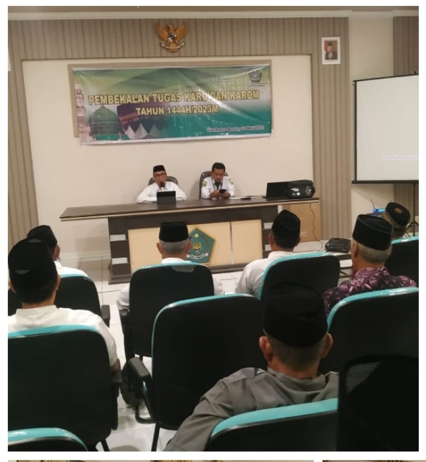 Kemenag Sumbawa Melalui Seksi PHU Gelar Pembekalan Ketua Regu dan Rombongan Haji