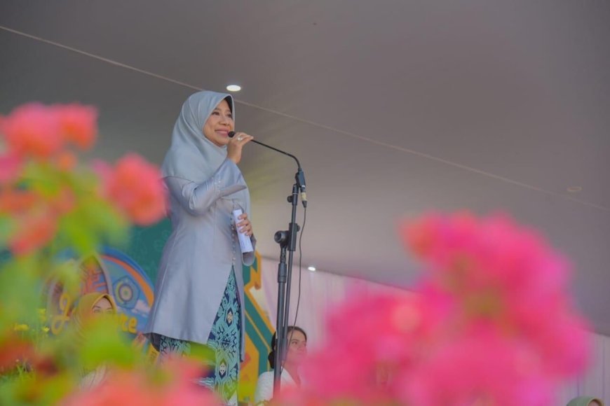 Jambore Kader PKK Tingkat Provinsi NTB tahun 2023, Bunda Niken : Perhatikan Perkembangan Anak Agar Terhindari Dari Stunting