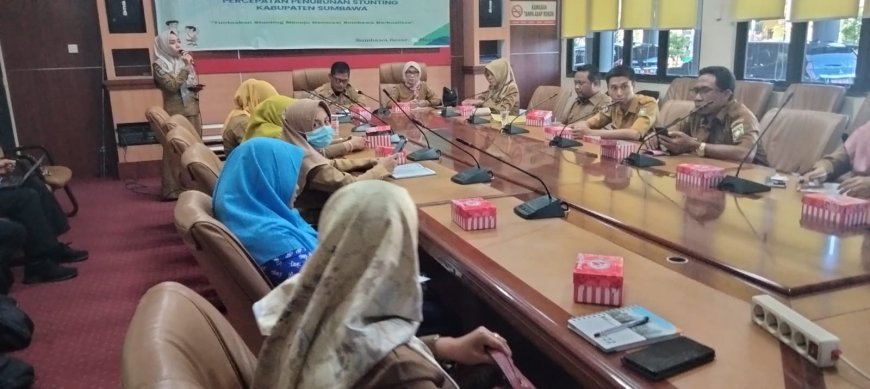 Pemda Gelar Rakor Analisis Situasi Percepatan Penurunan  Stunting di Kabupaten Sumbawa
