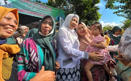 Gerakan Gotong Royong Bhakti Stunting di Lombok Timur, Ini Penekanan Wagub Umi Rohmi Bagi Kader Posyandu