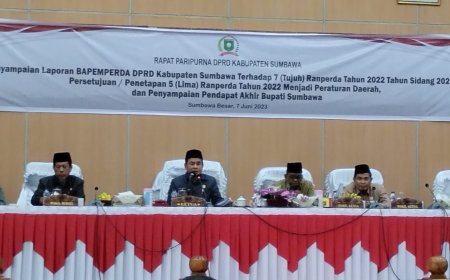 Pimpin Sidang Paripurna Ketua DPRD  Berikan Apresiasi Pada UTS dan Prestasi Pemda serta Empati pada Korban Kebakaran Musuk