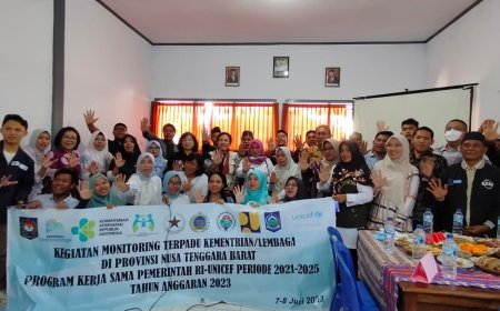 Program Aksi Bergizi dan Pencegahan Pernikahan Anak Kerjasama UNICEF-RI di Provinsi NTB Berjalan Baik