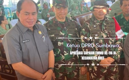 Ketua DPRD Sumbawa Apresiasi Capaian TMMD ke-116 di Kecamatan Rhee