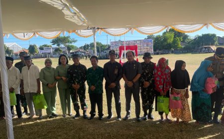 Sekda Kabupaten Sumbawa Dampingi Danrem 162/WB Tutup TMMD ke-116 2023