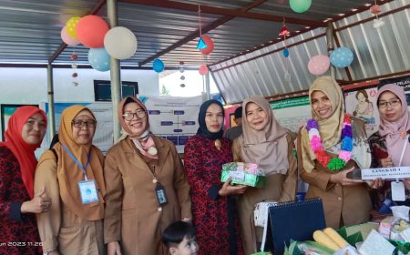 Tim Penilai Lomba Posyandu Kabupaten Kunjungi Desa Kalabeso Kecamatan Buer