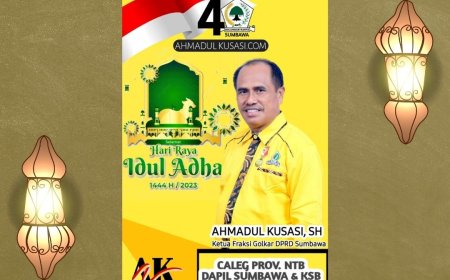 Ahmadul Kusasih SH Mengucapkan Selamat Hari Raya Iedul Adha 1444 H