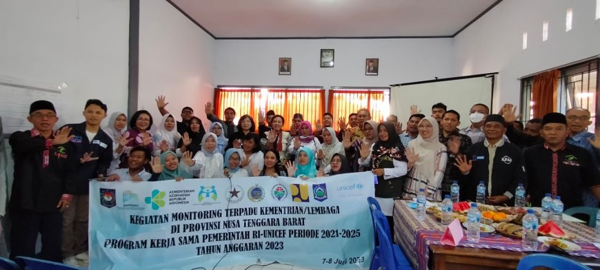 Program Aksi Bergizi dan Pencegahan Pernikahan Anak Kerjasama UNICEF-RI di Provinsi NTB Berjalan Baik