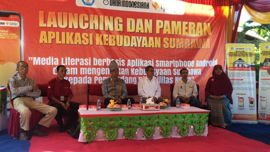 Launching Aplikasi dan Pameran Media Literasi Berbasis Aplikasi Smartphone Android dalam Mengenalkan Kebudayaan Sumbawa kepada Penyandang Disabilitas Netra