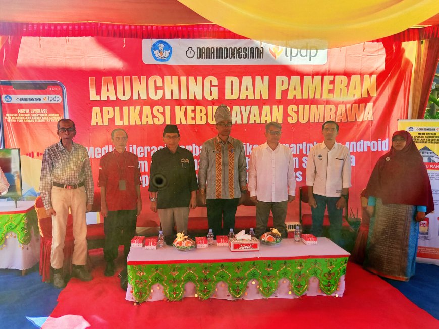 Launching Aplikasi dan Pameran Media Literasi Berbasis Aplikasi Smartphone Android dalam Mengenalkan Kebudayaan Sumbawa kepada Penyandang Disabilitas Netra