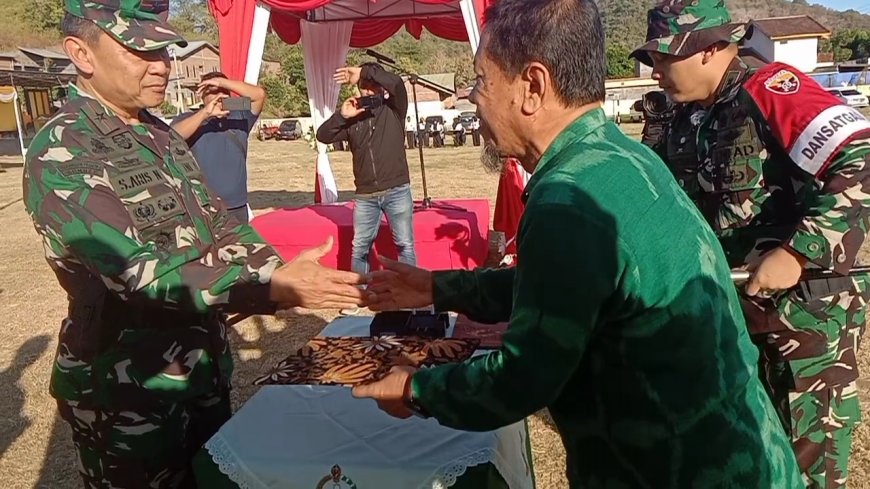 Tutup TMMD ke-116 Kecamatan Rhee, Danrem 162/ Wira Bhakti Sampaikan Pesan Pangdam IX/Udayana