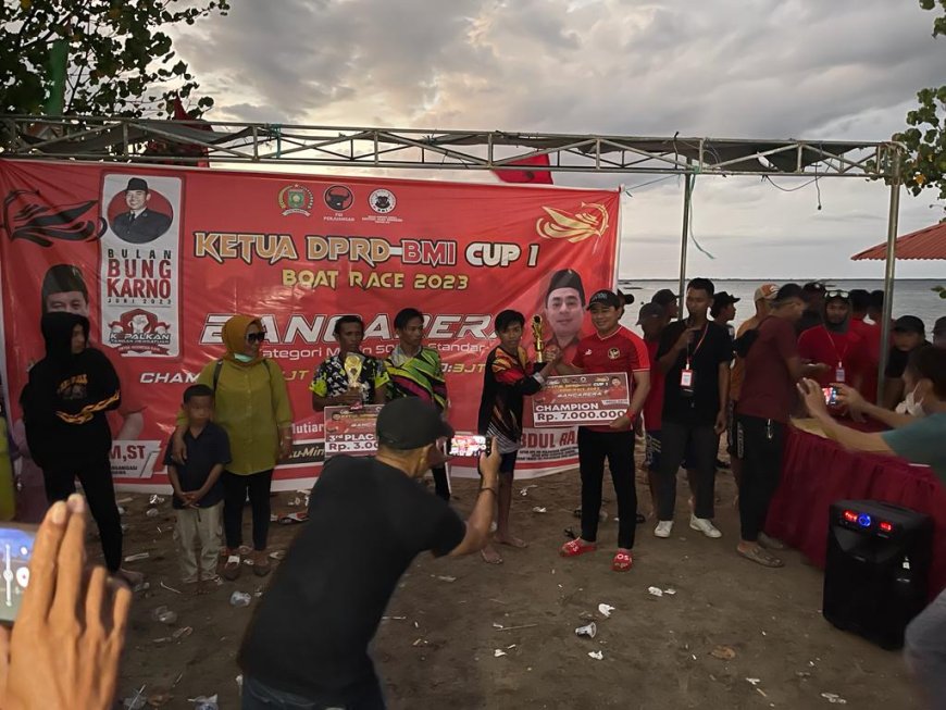 Inilah Juara Ketua DPRD - BMI CUP I Boat Races 2023