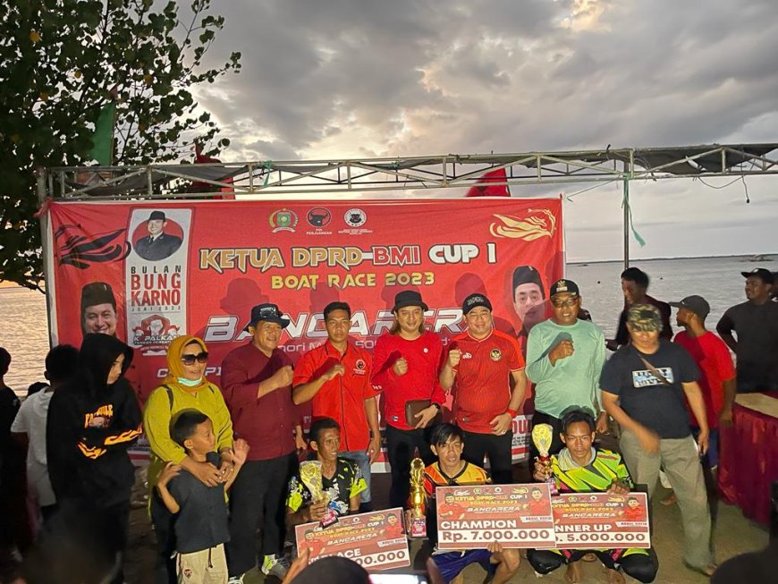 Inilah Juara Ketua DPRD - BMI CUP I Boat Races 2023