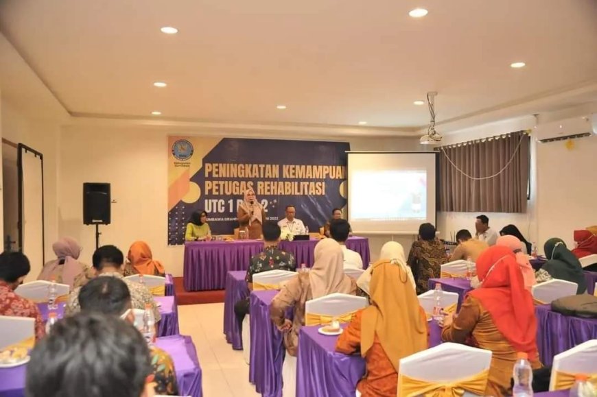 Hadiri Pelatihan Petugas Rehabilitasi, Wabup Ajak Tingkatkan Skill