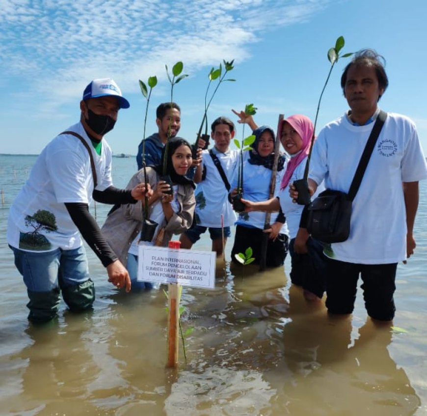 Penanaman Mangrove di Pulau Kaung, Kolaborasi PT Sumitomo Indonesia, PT GSI, Pemprov NTB dan Pemda Sumbawa