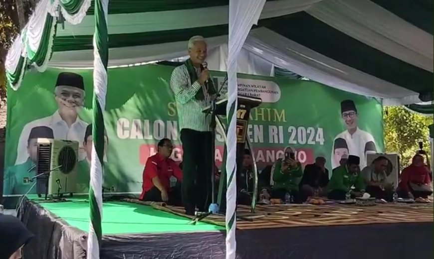 Berkunjung  ke Kantor DPW PPP NTB, Ganjar Sebut Jabatan Publik Untuk Melayani Rakyat