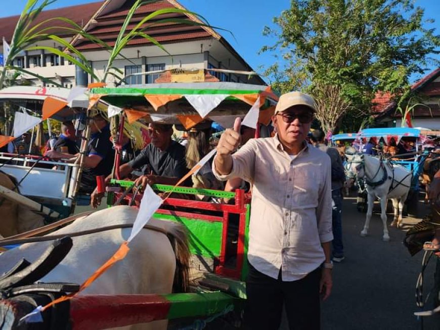 Welcome Ceremony MXGP Samota Sumbawa, Riders Kembali Rasakan Sensasi Naik Dokar