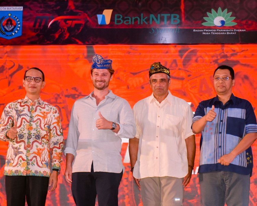Kemeriahan Gala Dinner MXGP Selaparang 2023, Kru dan Riders Senang Nikmati Hiburan dan Kuliner Khas Lombok